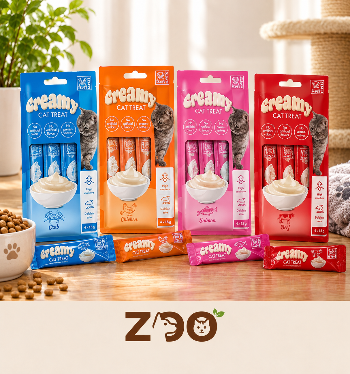 بستنی گربه برند creamy